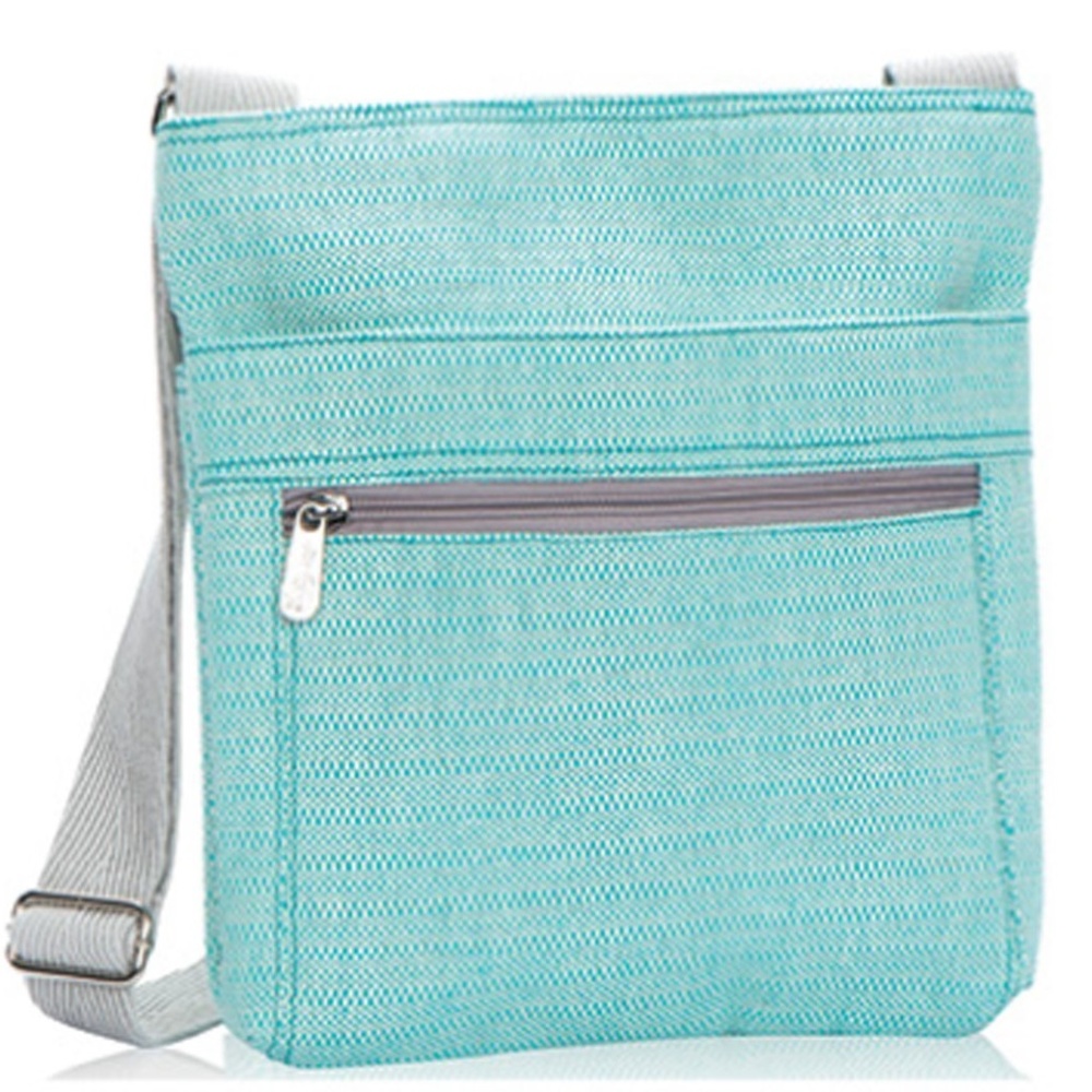 Thirty-One Organizing Shoulder Bag Turquoise Cross